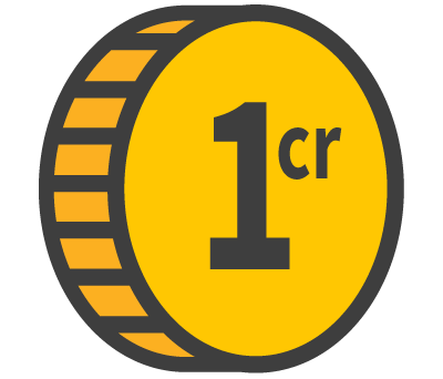 1 credit coin icon
